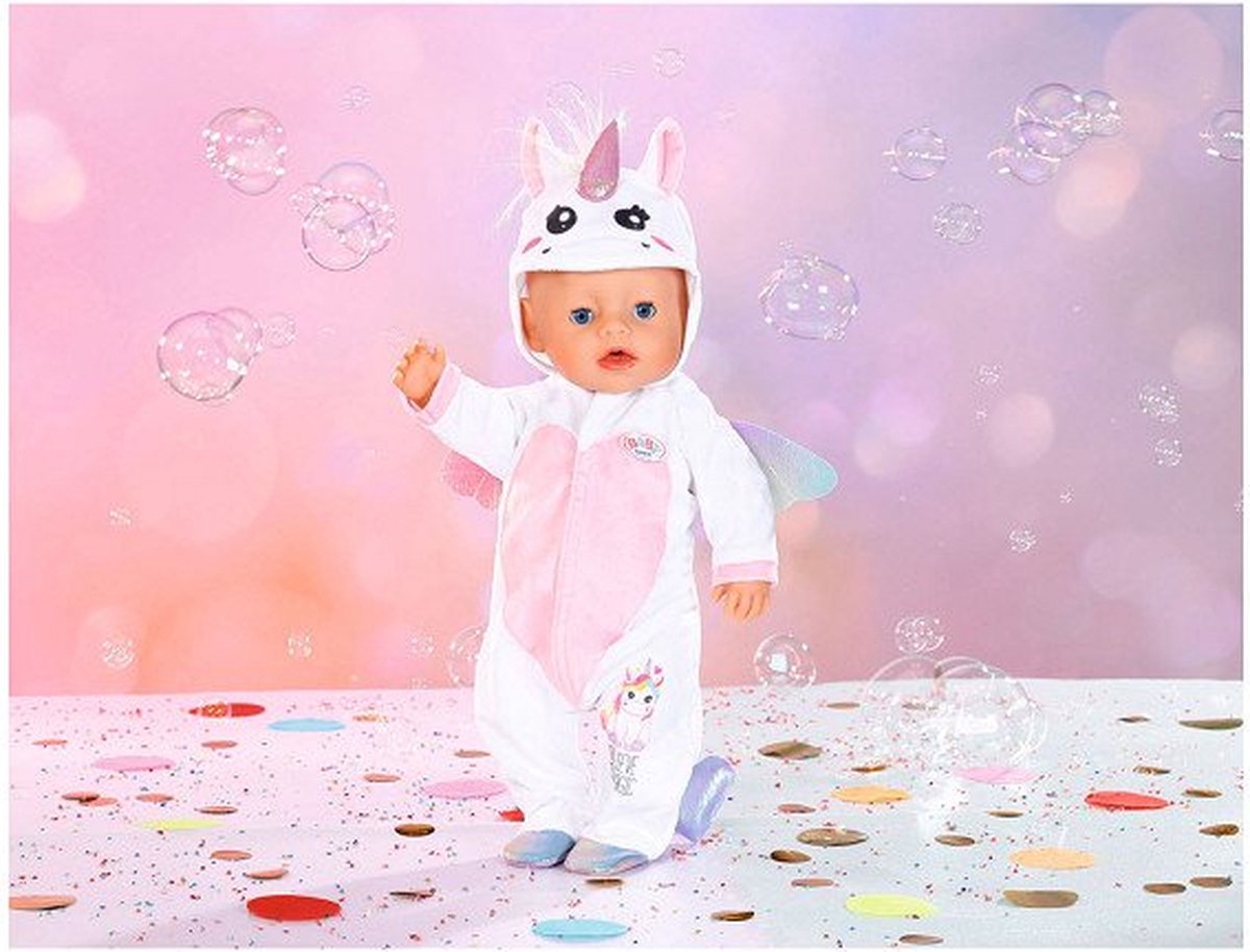 BABY born Unicorn Onesie - Poppenkleding 43cm — afbeelding 7