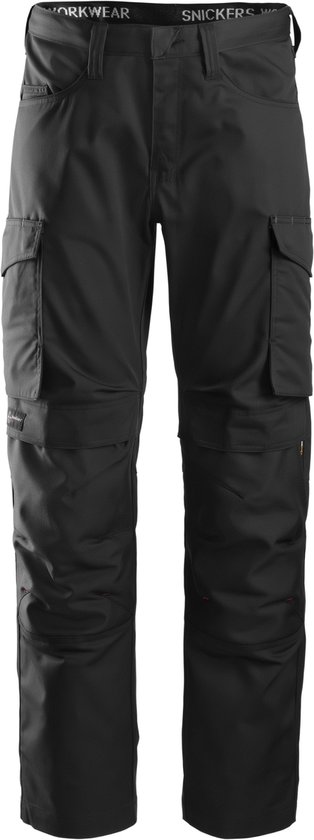 Snickers Service line pantalon Genouillères Zwart taille 160 Jeans taille W44 L35 68010404160