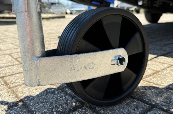 Neuswiel Caravan Plus Alko, rond diameter 48 mm, extra lang, kunststof velg met kunststof wiel met rubberprofiel. van AL-KO — afbeelding 3