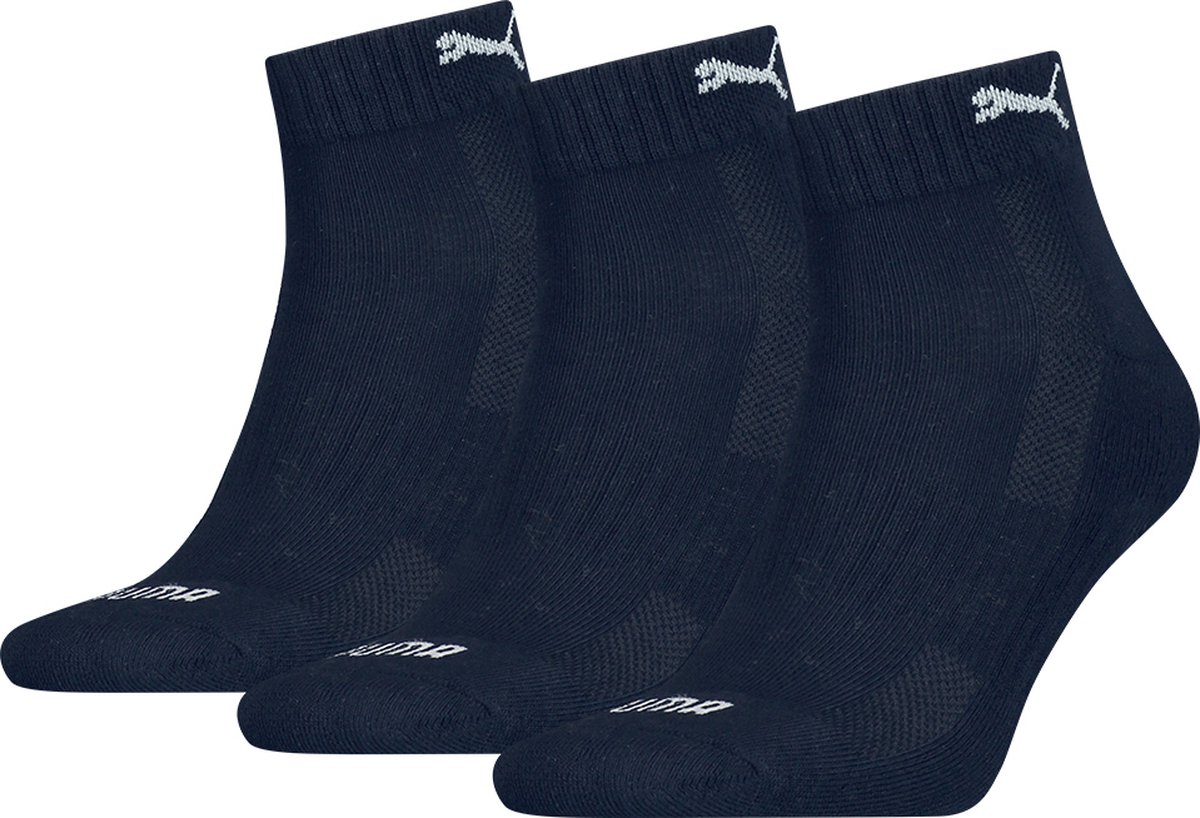 Puma 6-Pack Gecushionde Sportsokken Voetboogsteun Heren Dames marine – 100000949 Blauw