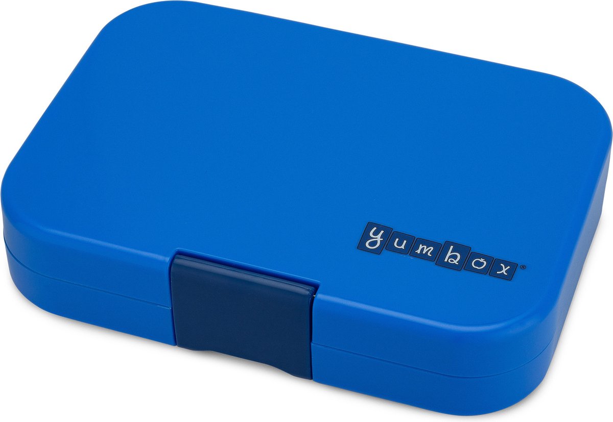 Yumbox Original lekvrije Bento box lunchbox 6 vakken Surf Blue Funny Monsters tray