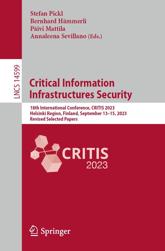 Springer Nature Proceedings Computer Science - Critical Info ... - cover