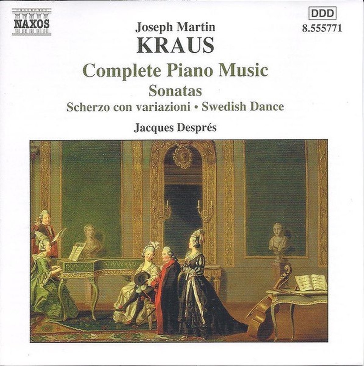 Jacques Despres - Kraus: Complete Piano Music (CD)