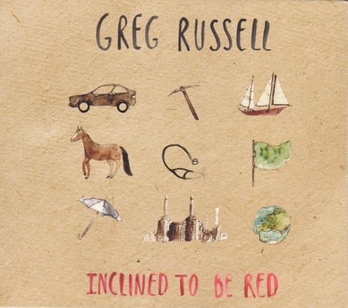 Greg Russell - Inclined To Be Red (CD)