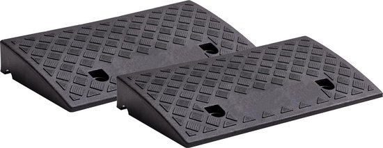 Set van 2 plastic oprijplaten hellingen voor auto motorfiets rolstoel ...
