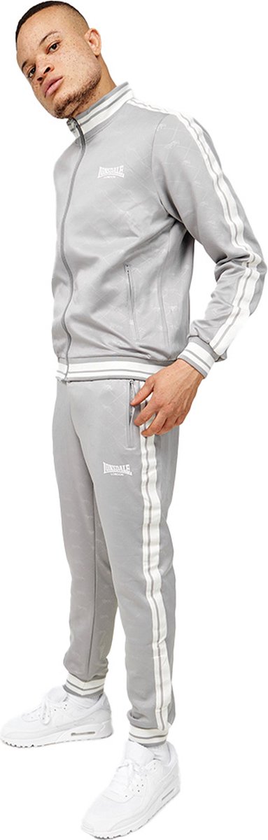 Lonsdale Trainingspak Ashwell Grijs - Maat: M