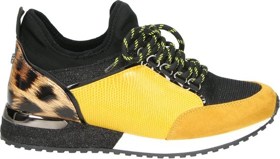 Barmhartig behalve voor Lodge La Strada dames sock sneaker - Oker geel - Maat 40 | bol.com