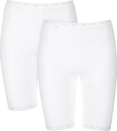 Bol.com 2-Pack Basic Long Dames - Boxershort met lange pijpjes - Dames onderbroek tegen schurende benen - Anti schuur broekje - ... aanbieding
