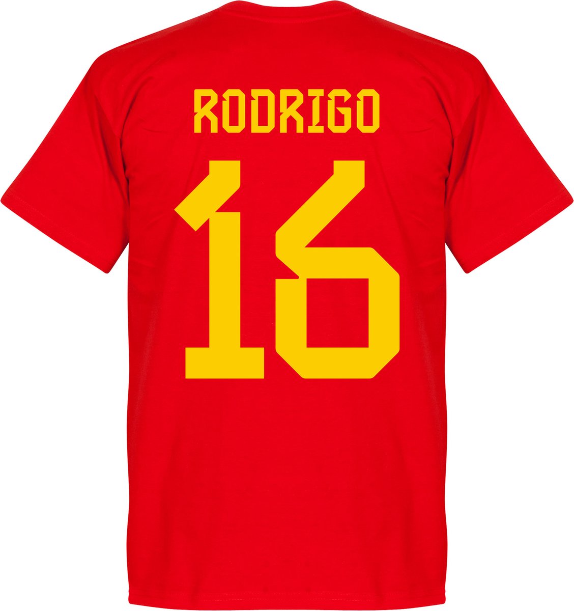 スペイン代表 RODRIGO 16番 シャツ 2024-25 Spain Home Shirt Rodrigo #16