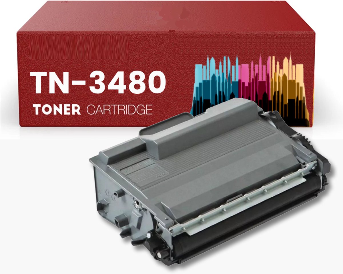 Huismerk toner Brother TN-3480 Toner - 8000 pagina's - geschikt voor Brother DCP-L5500DN, L5600DN, L5650DN, Hl-L5000D, L5100DN, L5200, L6200, L6250DW, L6300DW, L6400, MFC-L5850DW, L5800DW, L5700DW, L5900DW, L6700DW, L6750DW, 6800DW, L6900DW