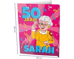Paperdreams - Window Sign - 50 jaar Sarah