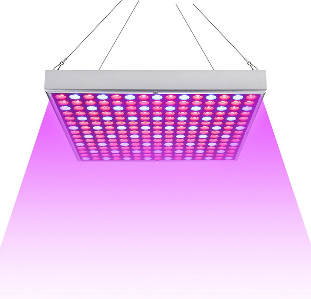 2x LED groeilamp-grow light-kweeklamp-rood blauw-45W-225 LEDs