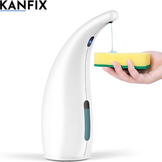 Distributeur de savon automatique KanFix® - Pompe à savon - avec capteur - Distributeur de savon - Wit