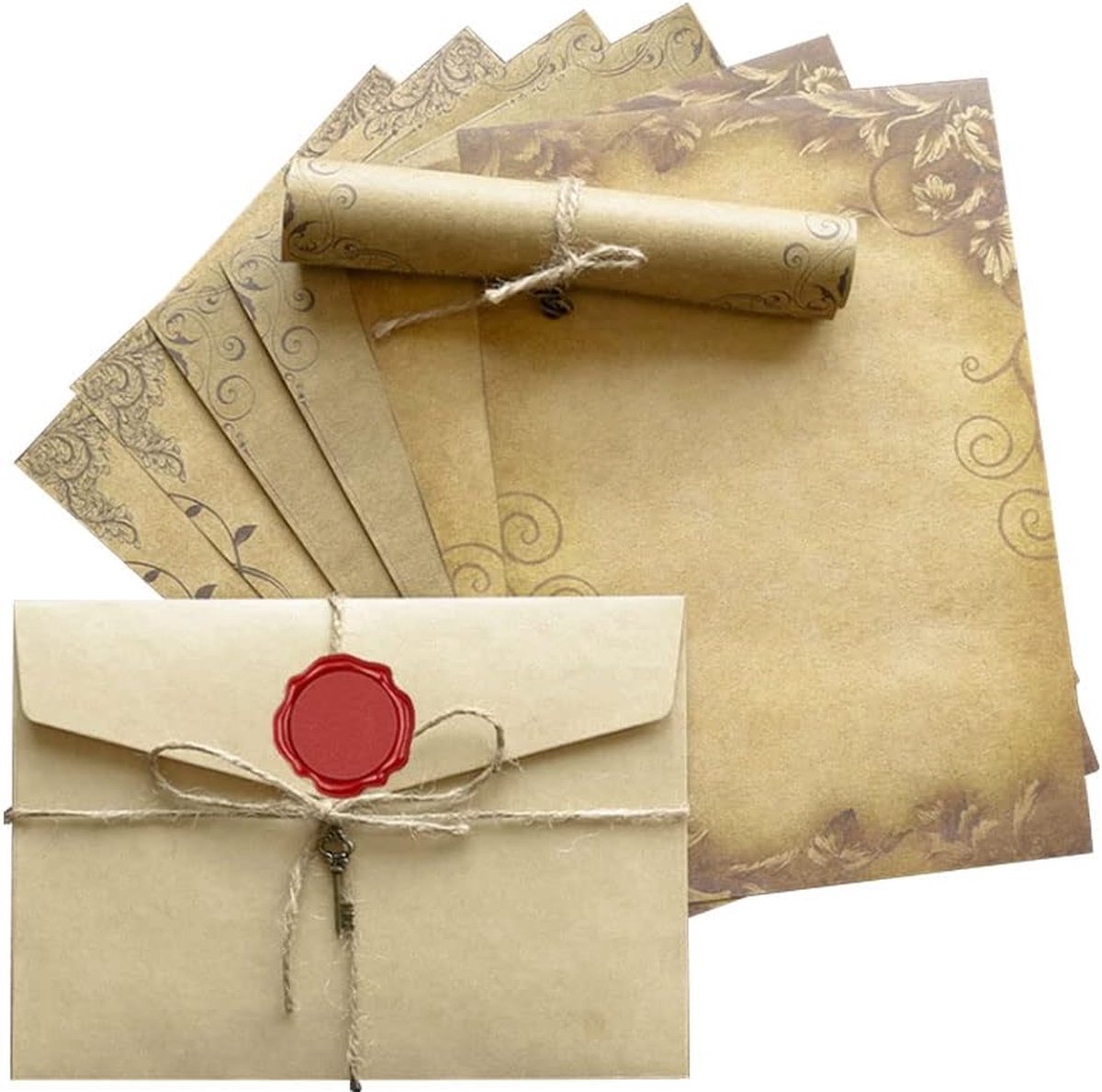 Papier à Lettres Fille - Bloc A5 25 Feuilles + 15 Enveloppes C6, Motifs Ballerines Danseuses Licorne, Fabriqué En Allemagne