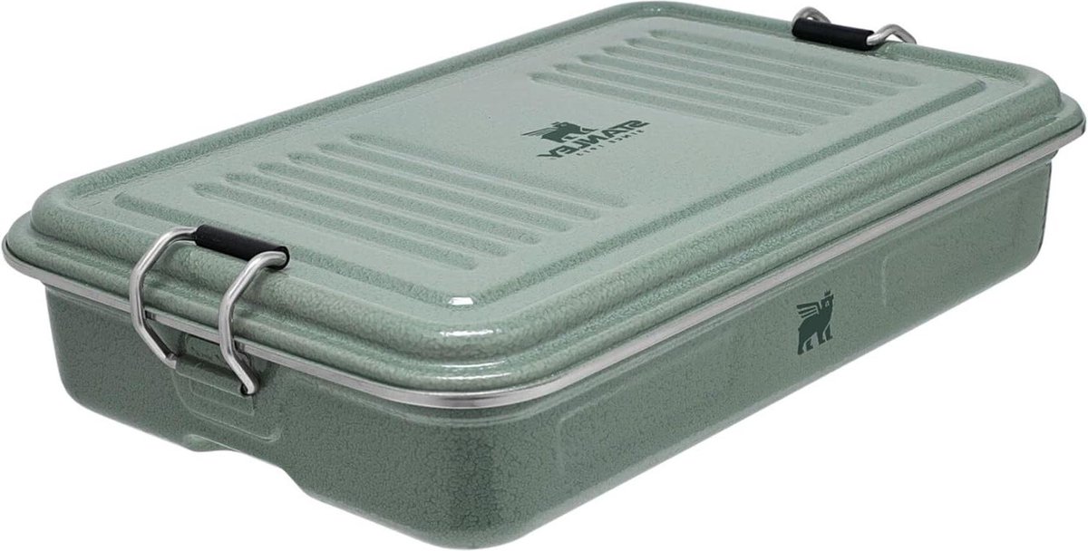 The Useful Classic Box 1.2L Dishwasher Safe Stainless Steel Lunch Box Stackable Sandwich Box BPA-Free Secure Closure Large Capacity