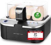 Bol.com Eierkoker - BPA-vrij - 400W - 6 Eieren Tegelijk - Automatisch Uitschakelen - ‎19 x 175 x 15 cm - Zacht-medium-hard In éé... aanbieding