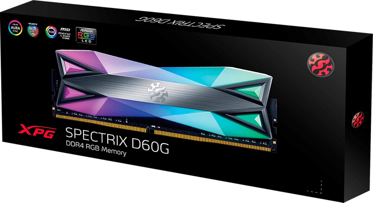 DDR4 3200 8GBx2枚 XPG SPECTRIX D60G XPG SPECTRIX D60G - 16 GB 2 x 8 GB DDR4 3200 MHz | bol