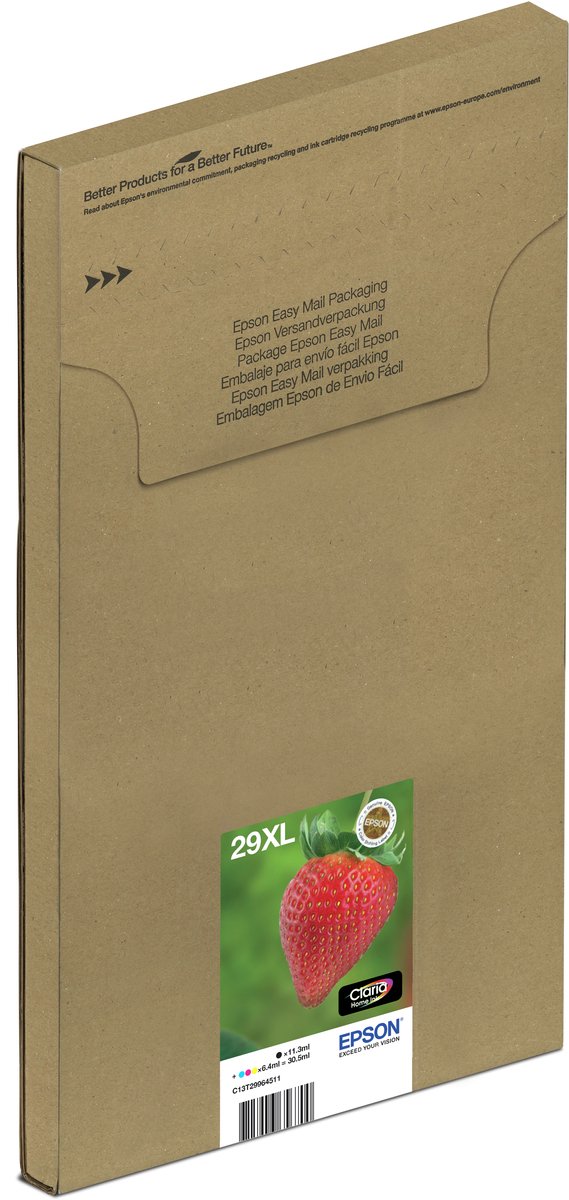 Epson aardbei multipack 4 kleuren 29XL EasyMail