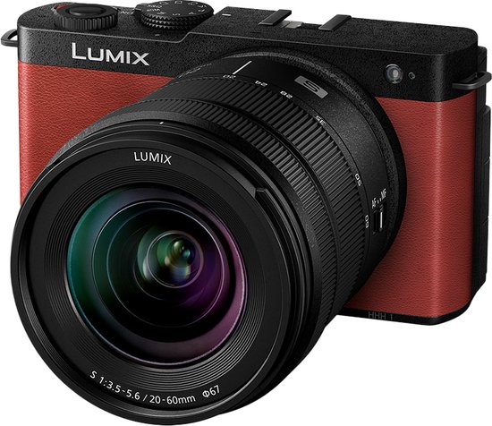Panasonic Lumix S9 - Systeemcamera - + 20-60mm f/3.5-5.6 Lens - Rood