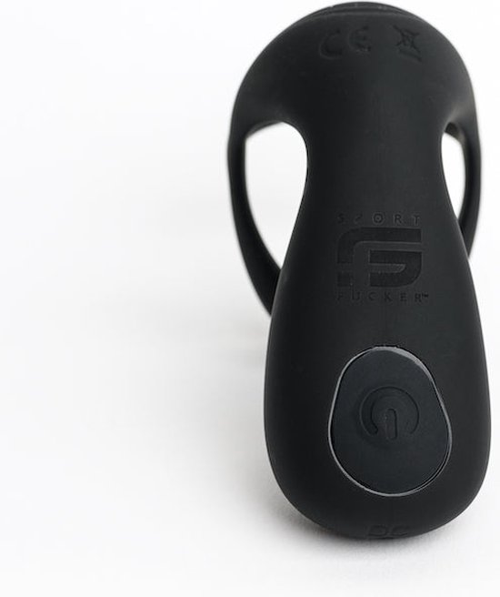 MOTOVibe - Pulse - Anneau pénien vibrant avec étireur de Ball et chatouilleur - Zwart