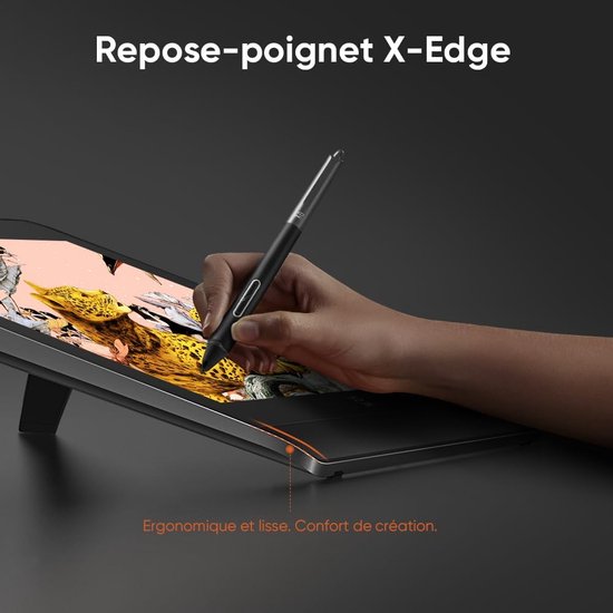 XPPen - Artist Pro 16 (Gen 2) - Tablette graphique avec écran 16 pouces 2K QHD - X3 Pro 16K Levels Chip Pen - Première mondiale