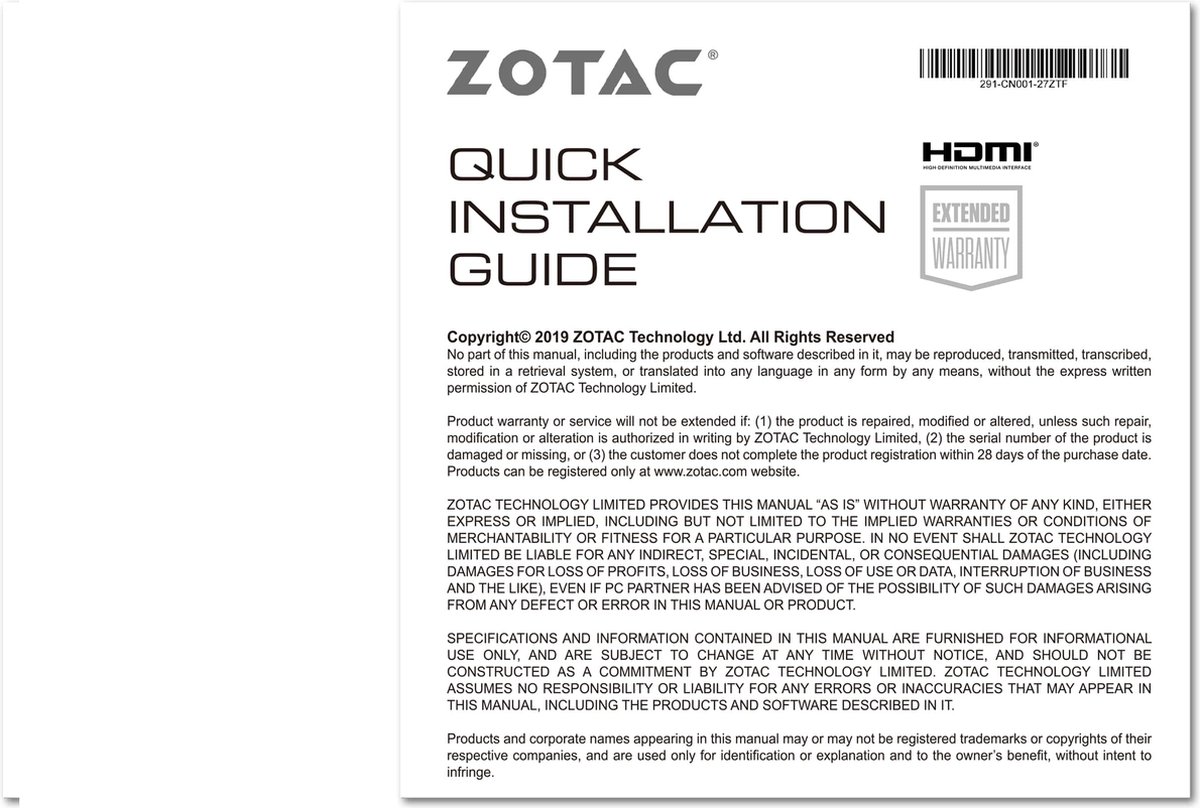 Zotac Geforce Rtx 3060 Ti Twin Edge Oc 8Gb Lhr - Videokaart - afbeelding 3