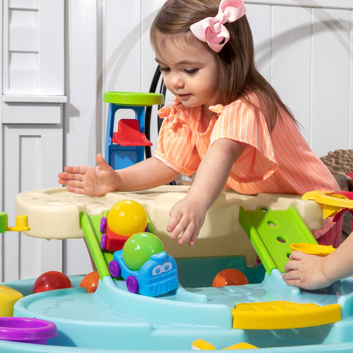Step2 Ball Buddies Watertafel voor kinderen met ballen - Kinder speelgoed van kunststof met 23 accessoires incl. ballen - Speelgoed activiteitentafel voor binnen of buiten / tuin — afbeelding 7