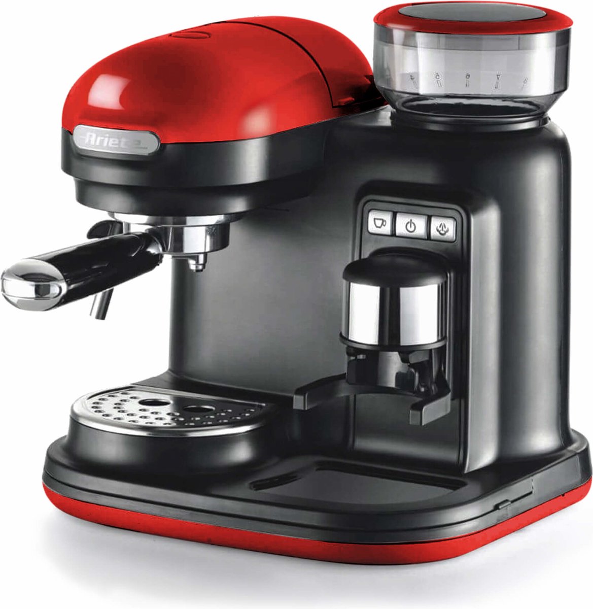 Ariete Moderna Espresso Machine - Met GeĂŻntegreerde Koffiemolen