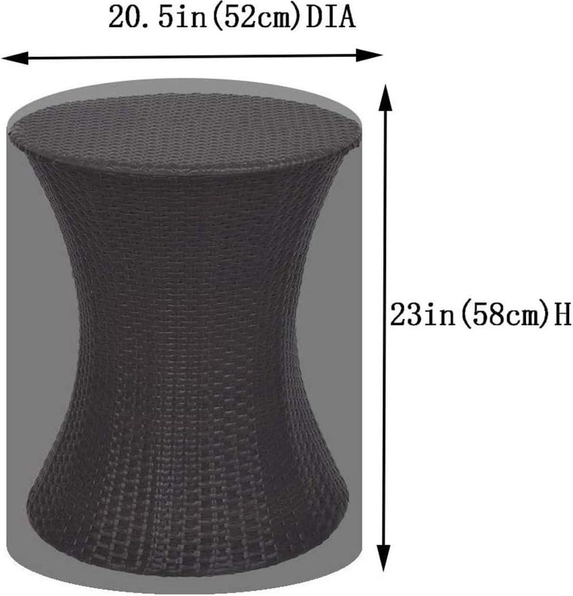 Ronde Tafelafdekking Voor Terras - afbeelding 4
