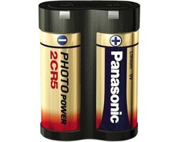 Panasonic 2CR-5L, Batterie à usage unique, Lithium, 6 V, 1 pièce(s), Prismatique