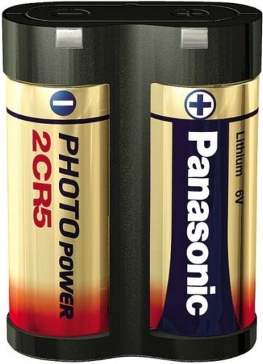 Panasonic 2CR-5L Lithium 6V niet-oplaadbare batterij