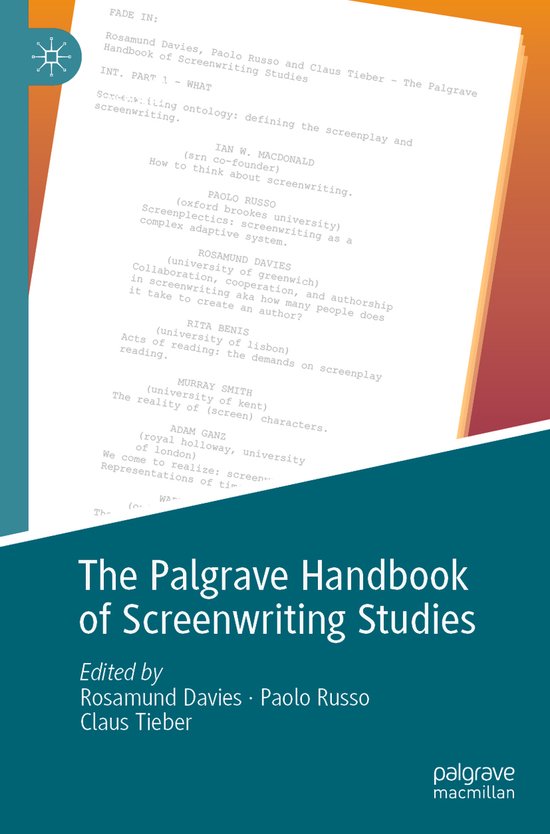 The Palgrave Handbook of Screenwriting Studies - cover