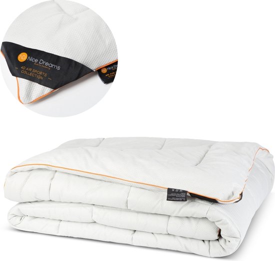 Nice Dreams - 4D SPORTS - All Year Dekbed - Zelf Ventilerende Dekbed - Holle Vezels - Anti Allergisch - Lits Jumeaux - 240x220 CM