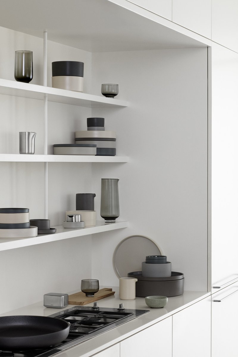 Blomus PILAR kom/schaal - 14 cm - Agave Green - 4 stuks