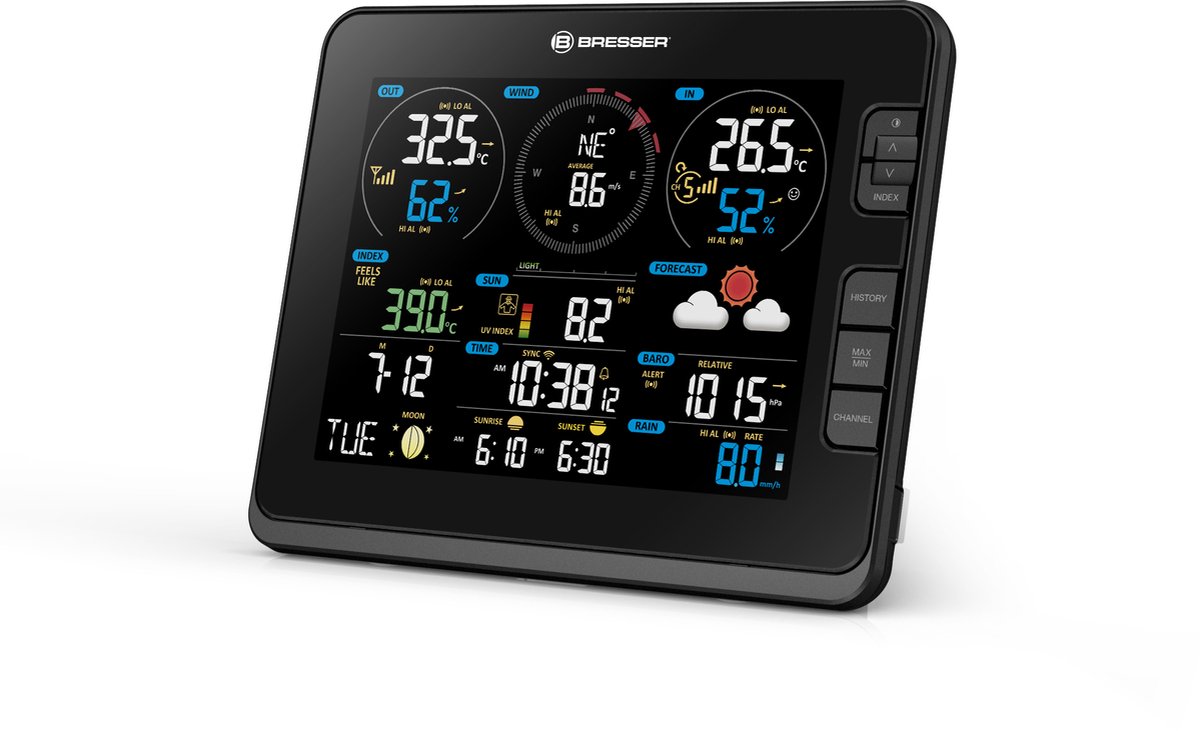 Bresser Weerstation - Basisstation - Compatibel met WSX3001
