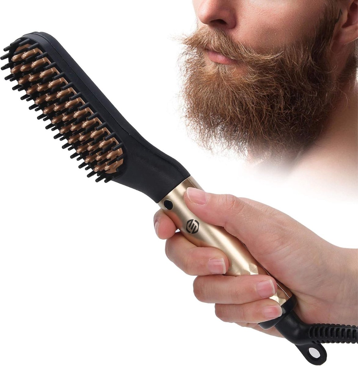 Equivera Baard Stijltang - Baard Styler - Baard Stijlborstel - Baard Stijler - Baardborstel - Baard Borstel - Must Have Voor Mannen