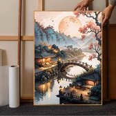 Kit de peinture au Diamant / Kit d'autocollants Diamant DIY pour Enfants / Peinture au Diamant / Motif Enfants Licorne-Arc-en-ciel-Crème glacée- Snoep Moza‹ek Picture