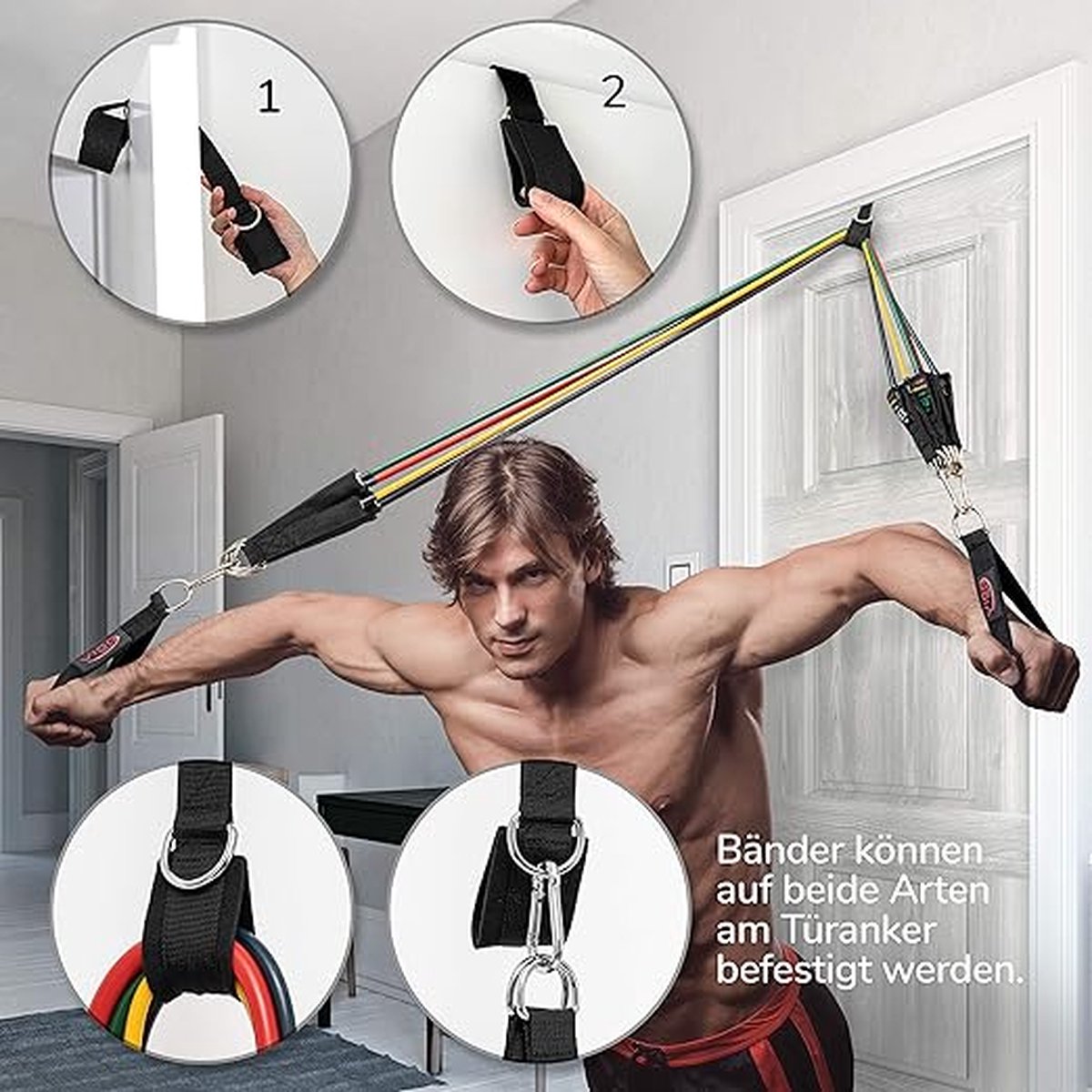 Weerstandsbanden Fitness Set 5 ‎22 x 19 x 9 cm