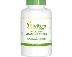 Elvitum Gebufferde vitamine C 1000mg 180 Tabletten - 180 stuks