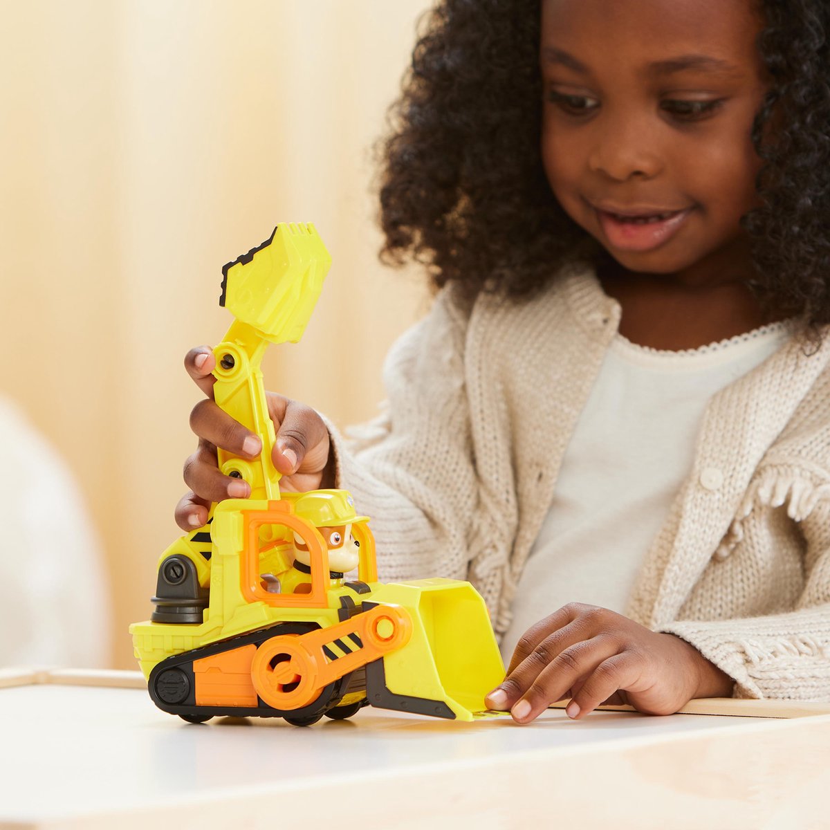 Rubble & Crew - Rubble’s Bulldozer met speelfiguur en beweegbare onderdelen - PAW Patrol speelgoed — afbeelding 15