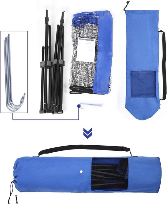 Luspeed Badminton Net Set Höhen verstellbares faltbares profession elles Tennisp Luspeed Badminton Net Set Höhen verstellbares faltbares profession elles Tennisp