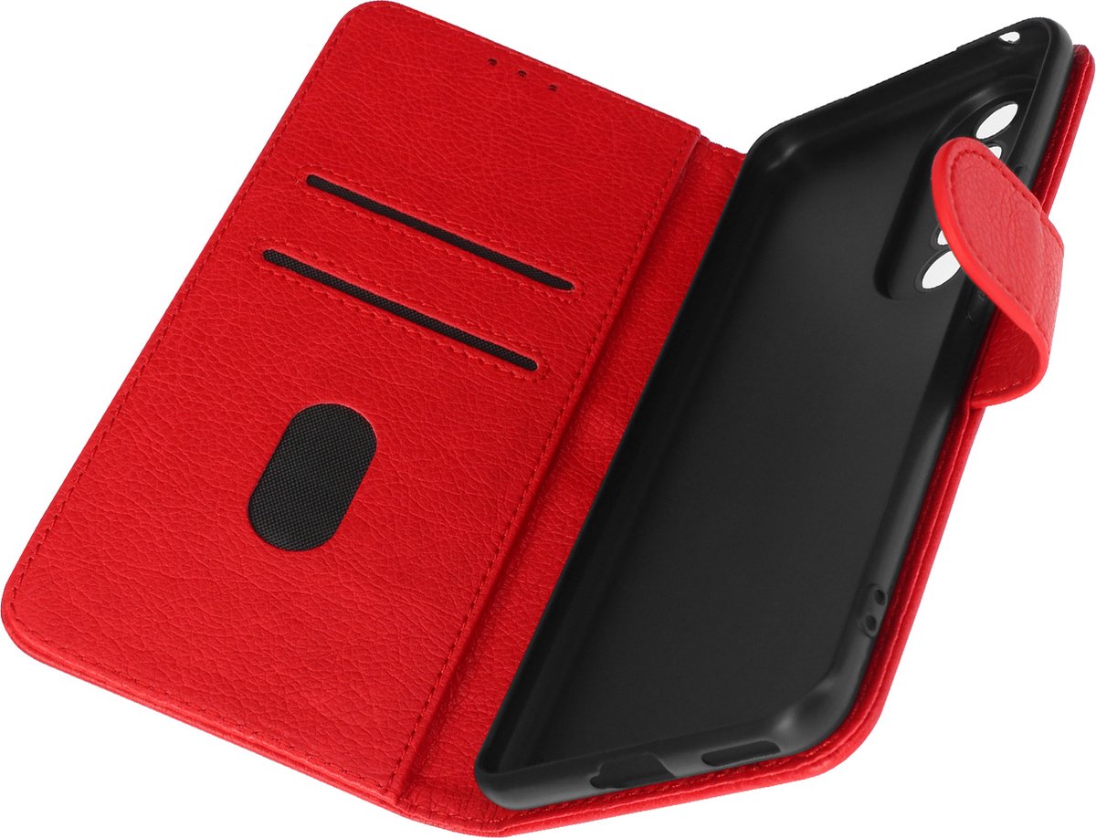 Avizar Foliohoes Geschikt voor Honor 90 Portfolio en video-ondersteuning, Rood