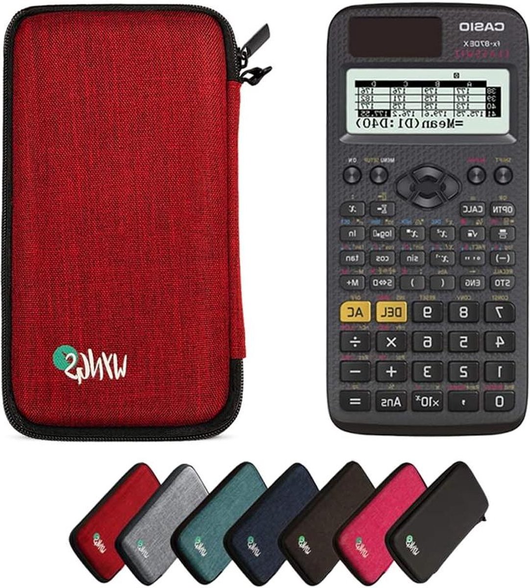 Basispakket rood met Rekenmachine FX-87DE X ClassWiz (Duits) - CALCUSO - Datawetenschap & Analyses