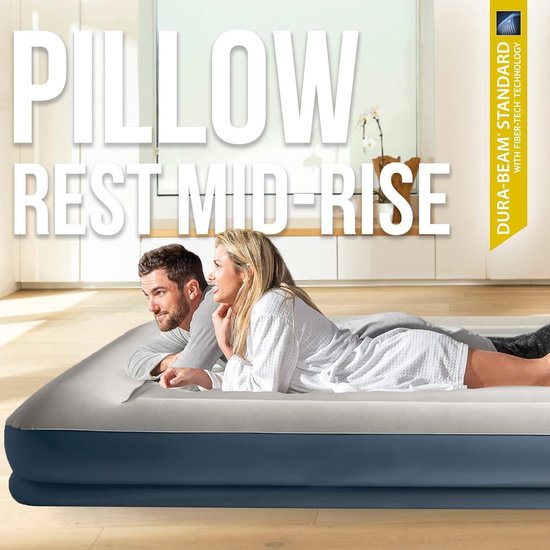 Air Mattress 64118 Dura-Beam Standard Rest Cushion - Medium Height - 203 x 152 cm - Colourful Pattern van Merkloos — afbeelding 3