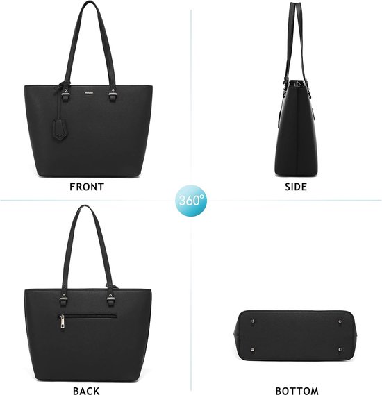 LOVEVOOK Laptop handtas dames tote bag groot