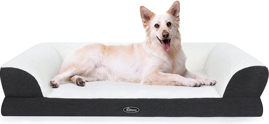 Lumaland Orthopedisch hondenbed van corduroy, ergonomische hondensofa
