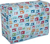 Nopersonality Naaimachine hoes stofkap met zakken bescherming voor naaimachine beschermende lichtgewicht hoes eenvoudige reiniging, Paddestoel Esdoornblad, Tas Organizer