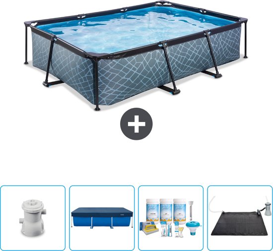 HOHOVYVY Afdekzeil voor zwembad, rechthoekig, waterdicht, uv-bestendig, met warmtereflectie, voor tuin, zwembad, 300 x 201 cm (400 x 211 cm
