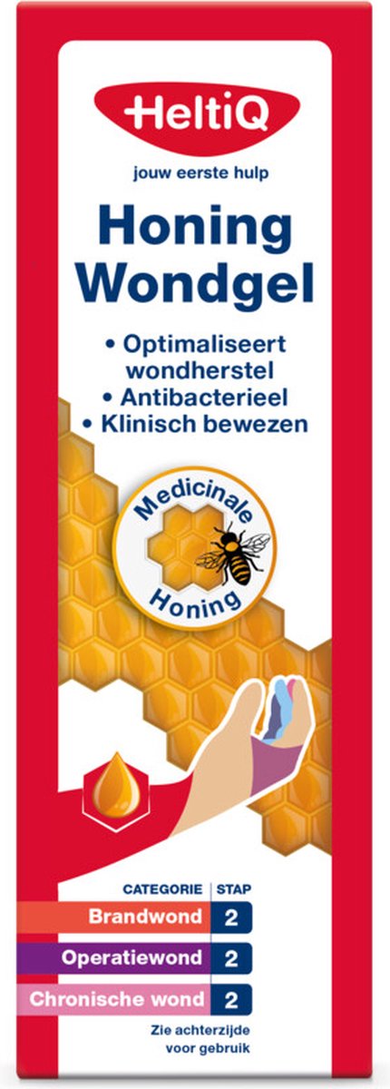 Goedkoopste Heltiq Honing wondgel 15 Gram
