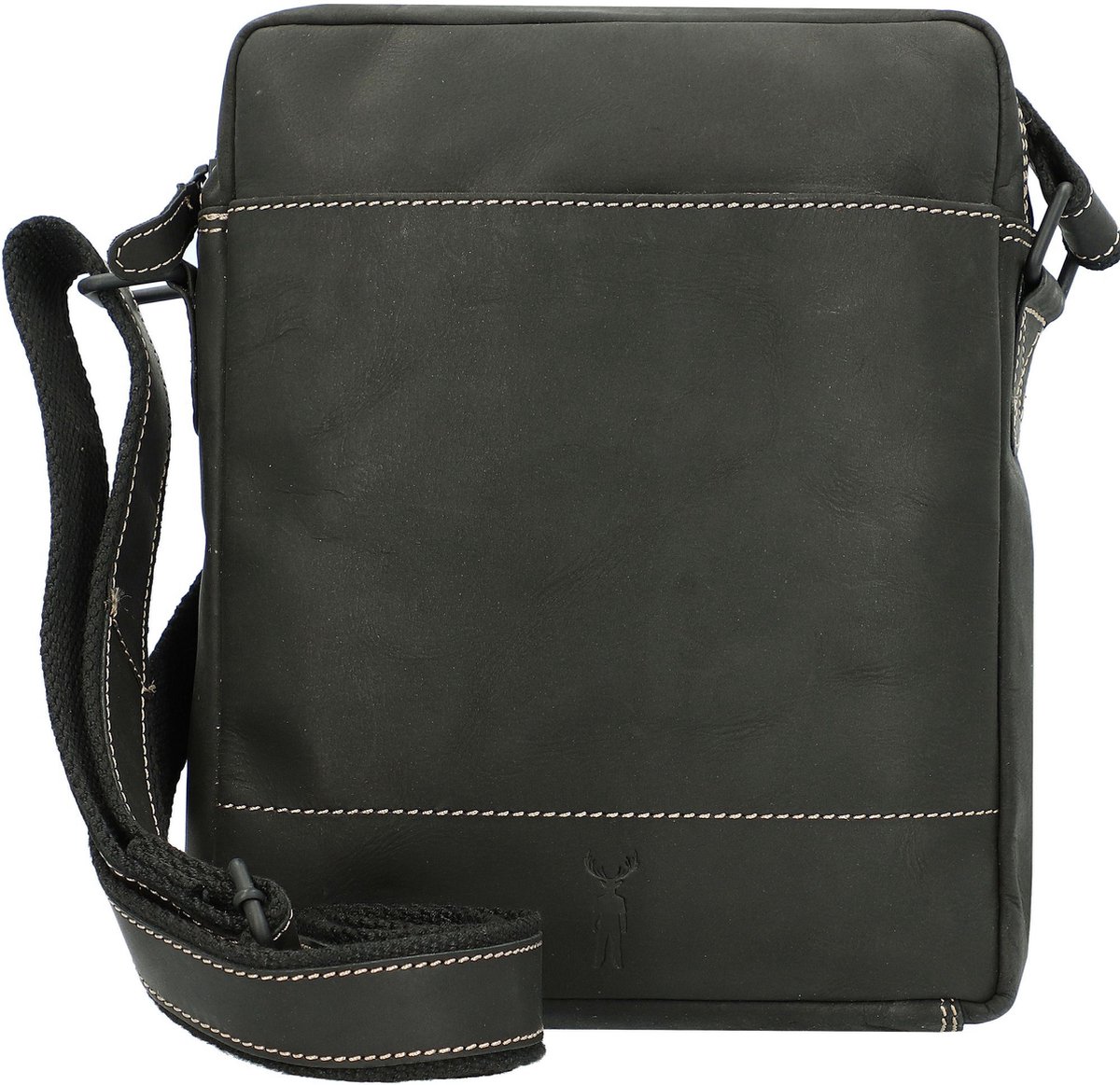 Jack Kinsky Baltimore 2 Schoudertas Leer 20 cm - Dames - anthrazit